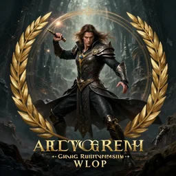 Front portrait, full body, epic action pose, fine art, awesome fantasy book cover on Pinterest, award winning, dark fantasy landscape, fantasy magic, intricate, elegant, sharp focus, cinematic lighting, highly detailed, digital painting, concept art, art by WLOP and Artgerm and Greg Rutkowski, masterpiece, trending on artstation, 8K