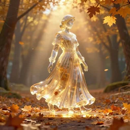autumn stroll by stable diffusion, photorealistic. 4 k. god rays. highly detailed. vray rendering. unreal engine, cinematic, warm color palette, cinecolor, 3 d, volumetric light, transparent, glowing, caustics, insanely detailed and intricate, hypermaximalist, elegant, ornate, hyper realistic, super detailed
