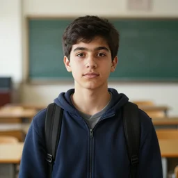 a portrait of a student, by walter molino