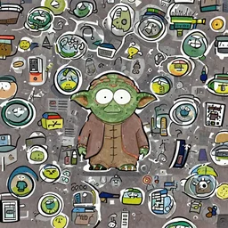 yoda as a southpark character