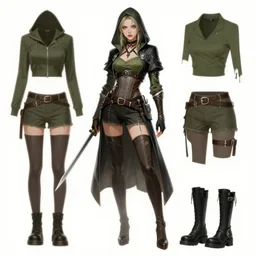 dnd female rogue, character concept art. royo, artgerm, wlop. fashion. dnd. trending on artstation. 8 k. super detail.