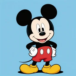 mickey mouse, art by vini naso