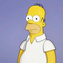 photorealistic Homer Simpson, 4k, ultra HD