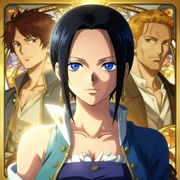 highly detailed vfx portrait of nico robin, greg rutkowski, makoto shinkai, tom bagshaw, alphonse mucha, sharp focus, art by artgerm and greg rutkowski, backlit, harsh overhead sunlight, blue eyes,