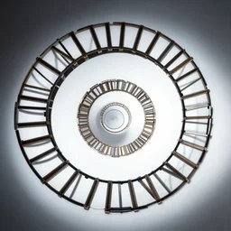 a mathematically generated fibonacci spiral