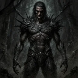 uncut full boydy of he - man, dark and mysterious and eerie and ominous character, cinematic, epic, highly detailed, intricate, illustration, artwork by marcus whinney and greg rutkowski