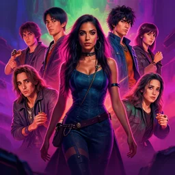symmetrical front portrait, maya ali mage, gloomhaven, dynamic lighting, gaudy colors, octane render aesthetic, matte painting concept art, official fanart behance hd artstation by jesper ejsing, by rhads and makoto shinkai and lois van baarle and ilya kuvshinov and rossdraws