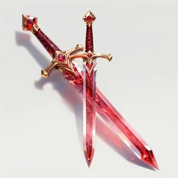 crystal ruby sword, concept art
