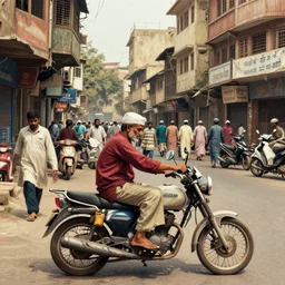 street photography of Karachi, detailed, digital art, trending on ArtStation