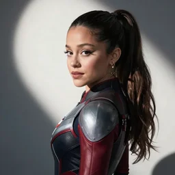 Ariana Grande as a member of the Avengers