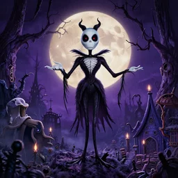 darkmoon faire by tim burton style