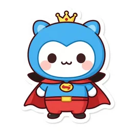 cute miss mascot mesma © rella mesma © rella gothorita super hero sticker art, cronobreaker, beeple game icon