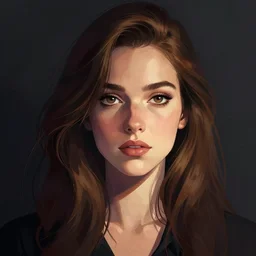 portrait of Anna Millerstone, dramatic lighting, illustration by Greg rutkowski, yoji shinkawa, 4k, digital art, concept art, trending on artstation