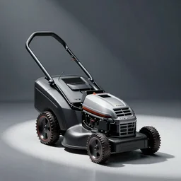 porsche design of a lawnmower, solidworks, octane render, studio light