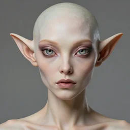 a photorealistic portrait, fantasy elf, alien eyes, professionally retouched, soft lighting, hyper realistic, wide angle, sharp focus, 8 k high definition, 6 4 megapixels, insanely detailed, beautiful, by raf grasseti
