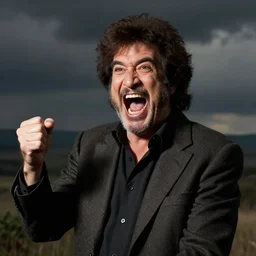bob ross going psycho and screaming