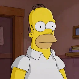 cartoon character homer!!! simpson!!! by sarah ann loreth