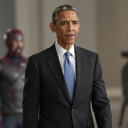 philip seymour hoffman as barack obama, avengers endgame ( 2 0 1 9 ), cgsociety, antipodeans, marvel comics, movie still, high quality