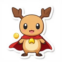cute miss mascot tentacool tentacool tentacool super hero sticker art, cronobreaker, beeple game icon