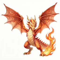 beautiful painting of a dragon, accurate, digital art, wings of fire