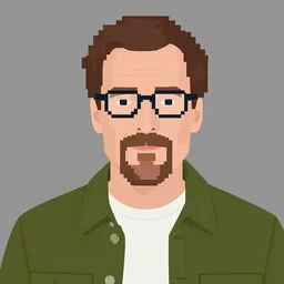 Walter White in 8-bit video game