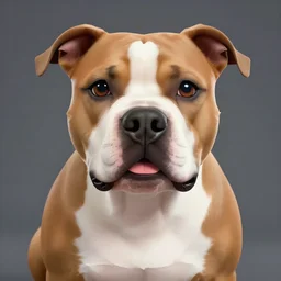 portrait of pitbull in the style of jet set radio