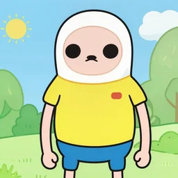 Joe Biden, in the style of adventure time n- 6