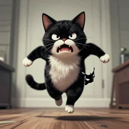 ugly cat jumpscare