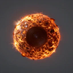 A black hole consuming the Sun - n 6