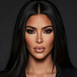 hyperrealistic mixed media image of Kim kardashian, stunning 3d render inspired art by István Sándorfi and Greg Rutkowski, perfect facial symmetry, realistic, highly detailed attributes and atmosphere, dim volumetric cinematic lighting, 8k octane extremely hyper-detailed render, post-processing, masterpiece