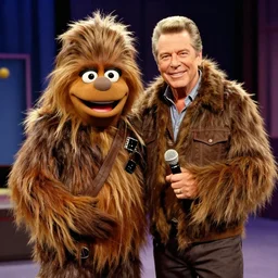 chewbacca guest hosting the muppet show in 1 9 8 0 with kenny rogers