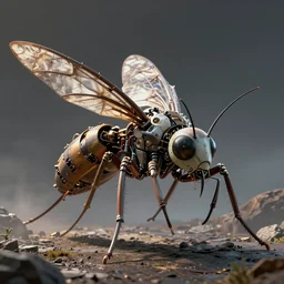 photo of industrial design mosquito biomorph Dvg bionicle insectoid mechanical design electronics nano TrArtifficial Smart Turbo bionicle organism biomimmicry exoskeleton hydraulics trending on behance visualisation industrial design object robot headcrab vrat unreal engine Space design concept 3D unreal engine