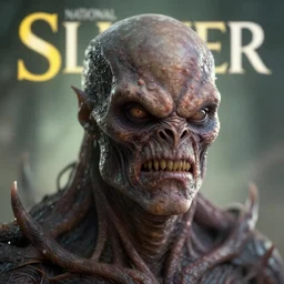 portrait of michael rooker from slither ( 2 0 0 6 ), depth of field, soft focus, highly detailed, intricate, realistic, national geographic cover, soft glow, textured, artstation, concept art, sharp focus, illustration, art by artgerm and greg rutkowski and earl norem