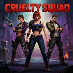 Cruelty Squad video game art