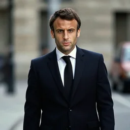 vampire Emmanuel Macron in American Psycho (1999)