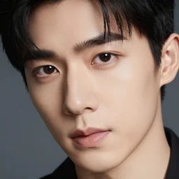 beautiful man face
