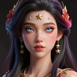 Intricate five star Summerlin Princess portrait by Tooth Wu and Greg Rutkowski, Octane Render, HDR, high detail, Photo realistic, hyperrealism,matte finish, high contrast, 3d depth, masterpiece, vivid and vibrant colors, enhanced light effect, enhanced eye detail,artstationhd