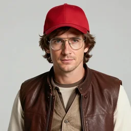a photograph of a young han solo with wayfarer glasses and red baseball cap having a barbecue, by floro dery, shoji kawamori, and greg rutkowski, artstation, concept art, high quality illustration, mtmte, cover art