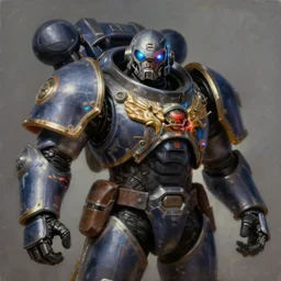 full character portrait max mad cyberpunk warhammer 4 0 k, machinist tech shock trooper assassin wearing goggles and electrified body armor not the girl with the pearl earring character design, painting by gaston bussiere, katsuya terada, nc wyeth, greg rutkowski, craig mullins, vermeer, frank frazetta, mucha, tom of finland, trending on artstation, jeffery catherine jones