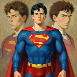 portrait of a justin hartley as superman, jodhpurs greg manchess painting by sargent and leyendecker, studio ghibli fantasy close - up shot symmetrical intricate elegant matte painting illustration hearthstone, by greg rutkowski by greg tocchini by james gilleard,