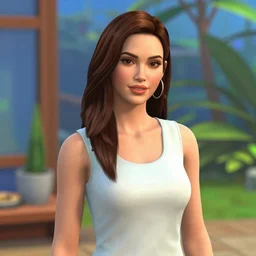 megan fox in sims 4
