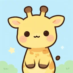 kawaii giraffe cute draw