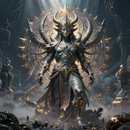 psychedelic dmt deity fantasy art superhero digital painting photorealistic