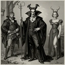 full color photo of mephistopheles, octane render, 8 k uhd, by hieronymus bosch, joel peter witkin, annie liebovitz. gustave dore,