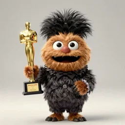 “ a film still of oscar the grouch in his award winning role as rhett butler in gone with the wind ( 1 9 3 9 ) ”