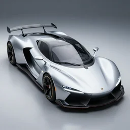 futuristic supercar, realistic, clean, detailed