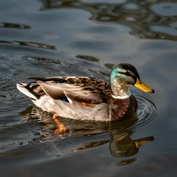 refraction of a duck