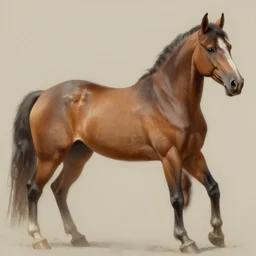 Painting of a horse body with a human chest and head, dnd character design concept art, hyper detailed.