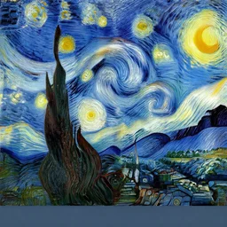 harry potter book cover design by van gogh