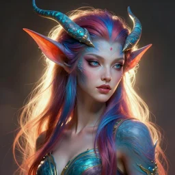 a portrait of a beautiful elegant elemental entity, backlit, strong rim light, highly detailed, digital painting, HDRI, global illumination, ambient occlusion, Zbrush, by Alvaro Castagnet, Casey Weldon, Peter Mohrbacher, Dan Mumford, Artgerm, Andreas Rocha, vivid colors, high contrast, 8k resolution, intricate, photorealistic, smooth